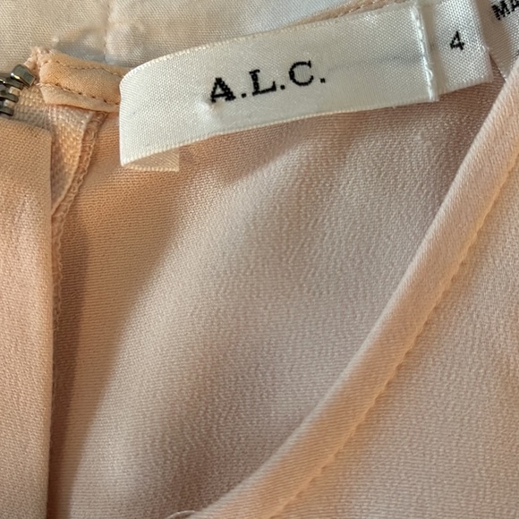 ALC blush fringe top. Top has small flat line pull see last pix - Picture 3 of 6